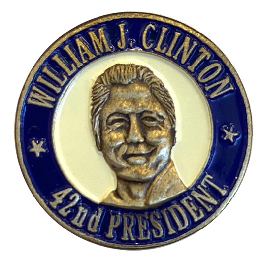 President Clinton Pin 27602