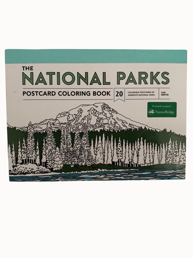 National Parks Postcard Coloring Book 14062